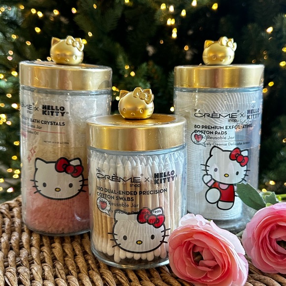 Hello Kitty | Bath & Body | Hello Kitty X Creme Shop Glass Jars ...
